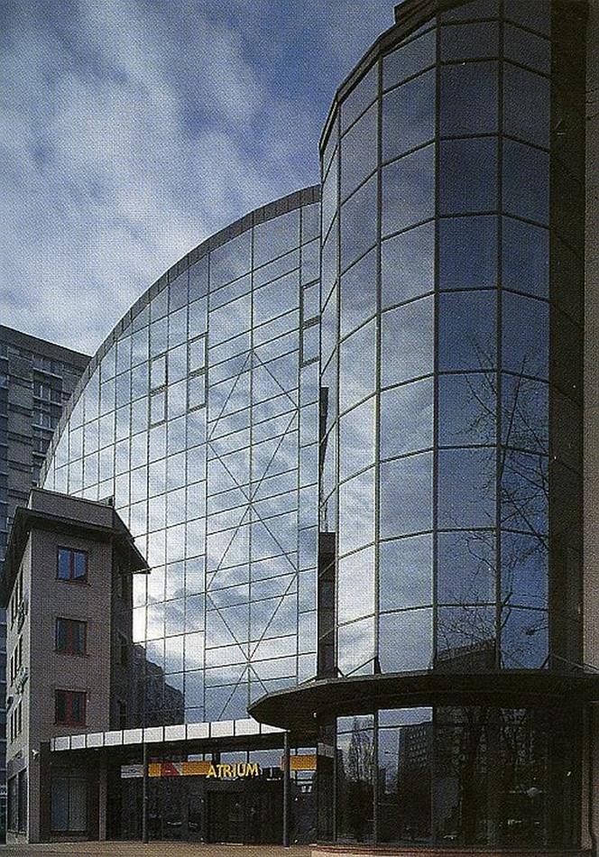 Atrium Business Centre, elewacja poudniowa, al. Jana Pawa II Warszawa