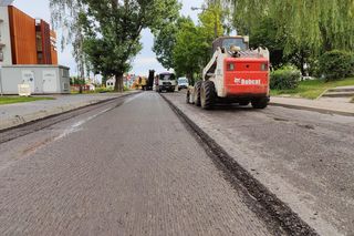 Trwa remont na Plażowej w Siedlcach