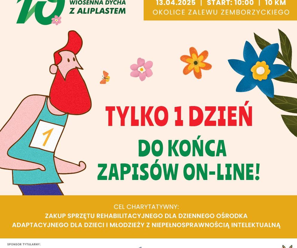 Przez Metry po Kilometry, ostatni dzień zapisów