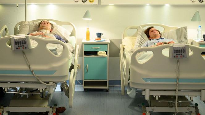 Barwy szczęścia odc. 2085. Tadeusz (Jakub Mróz), Władek (Przemysław Stippa)