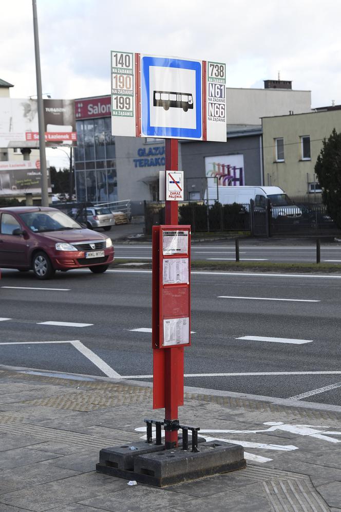 Przystanki autobusowe- Radzymińska