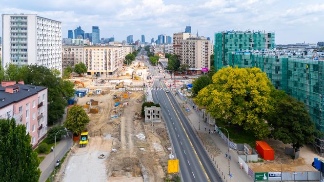 Budowa tramwaju do Dworca Zachodniego od strony Ochoty