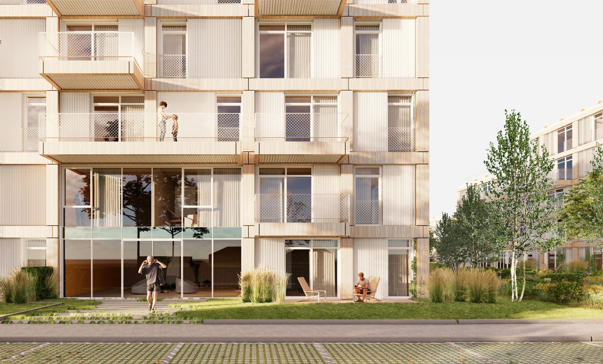 Osiedla TBS w Stargardzie według Urban Climate Architects 