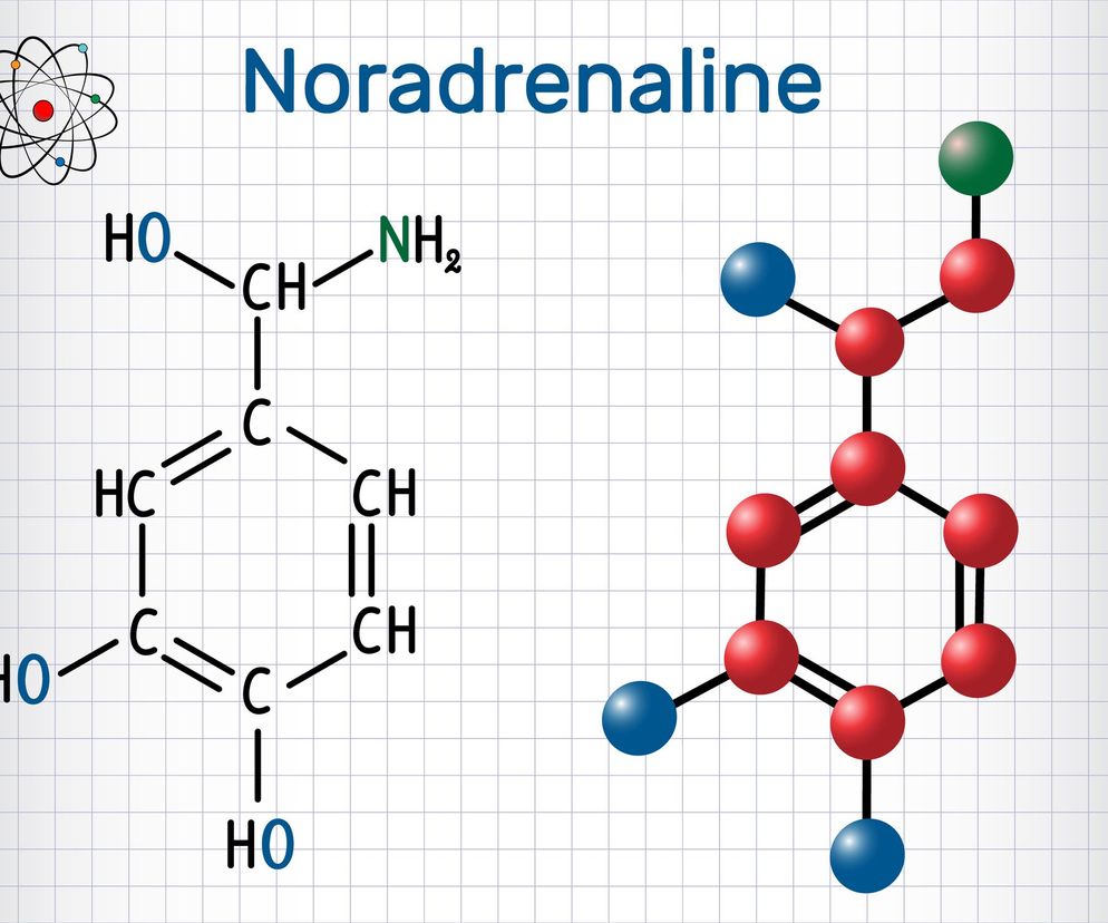 Noradrenalina jest neuroprzekaźnikiem, ale i hormonem.