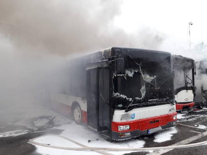 Nowy Sącz. Znowu pożar w miejskim autobusie! W środku byli pasażerowie