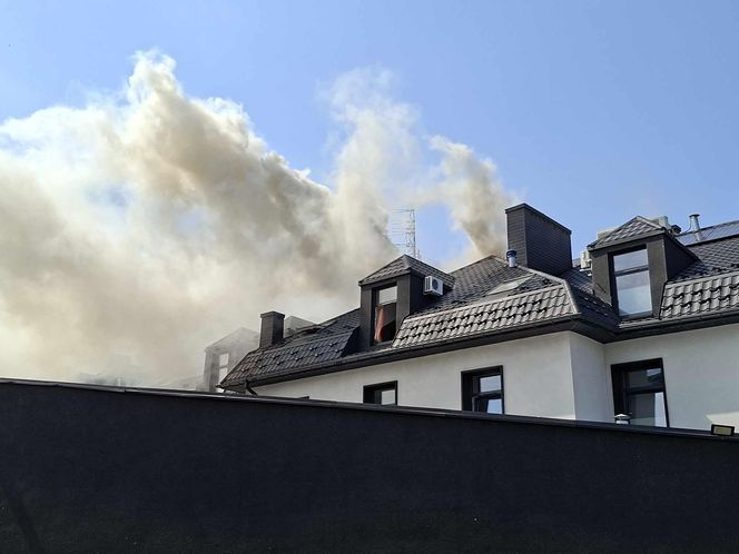 Pożar hotelu "Senator" w Starachowicach