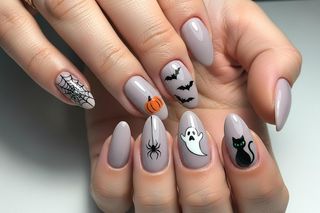 paznokcie na hallowen