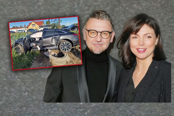 Karolina Gorczyca i Krzysztof Czeczot mieli wypadek