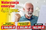 Waloryzacja emerytur 4,87 proc.