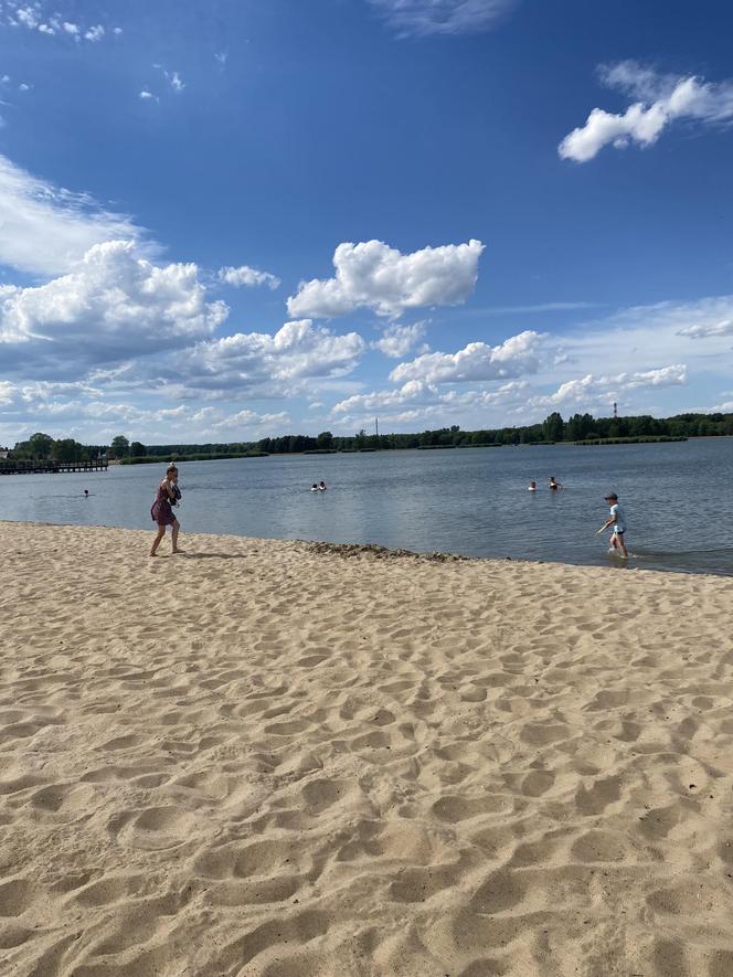 Upał nad Zalewem Kraśnickim