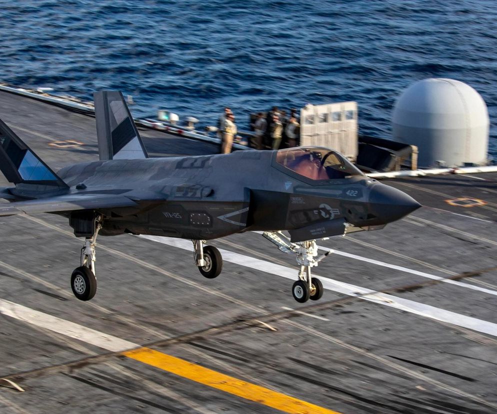 F-35C rozbił się w Kalifornii. To maszyna przydzielona do „Rough Raiders” 