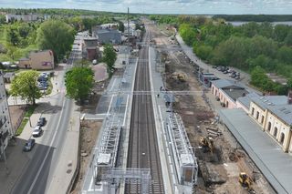 Trwa modernizacja stacji kolejowej na Mazurach. Wkrótce powstanie przejście podziemne