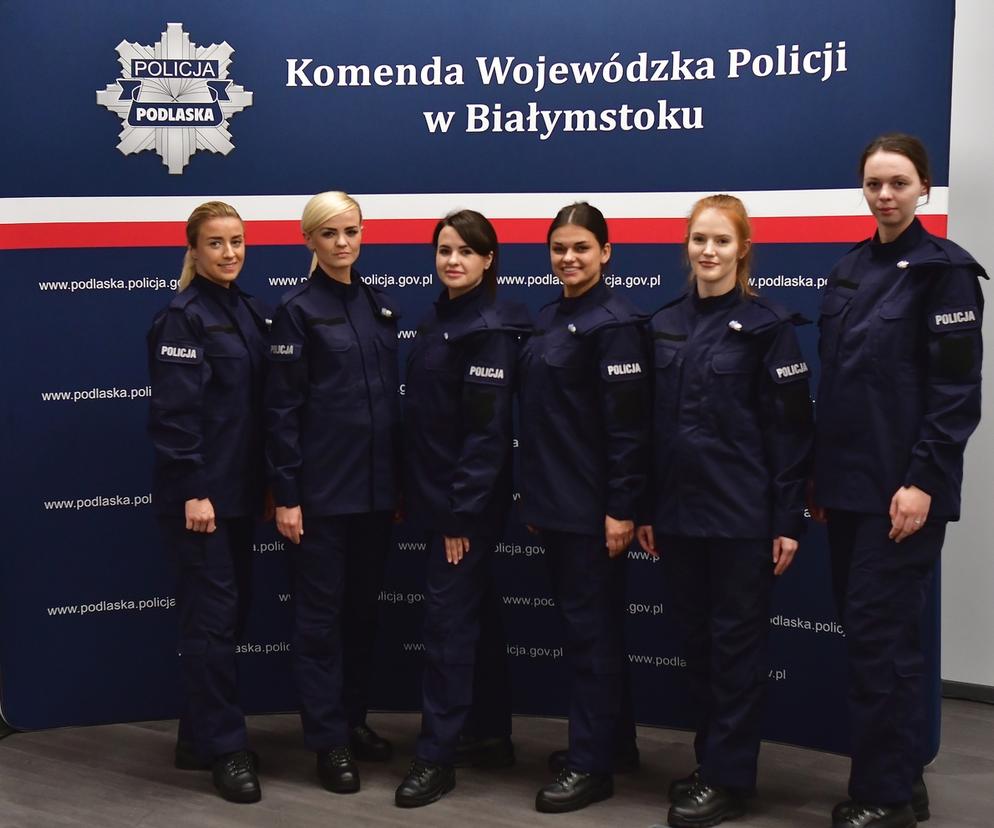Białystok: Nowi policjanci w podlaskiej policji. Region zyskał 40 nowych funkcjonariuszy