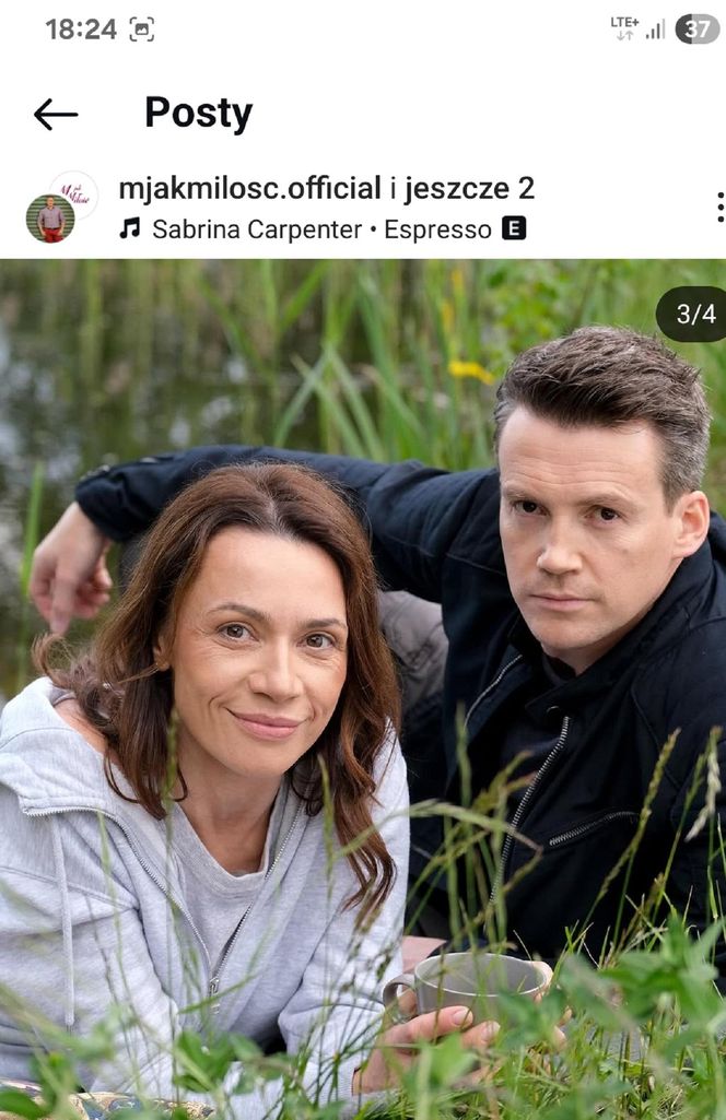 M jak miłość nowy sezon po wakacjach. Martyna (Magdalena Turczeniewicz), Jakub Karski (Krzysztof Kwiatkowski)