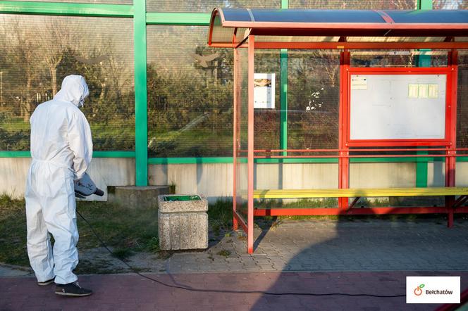Koronawirus w Bełchatowie. Tak miasto walczy z zarazą: AKCJA - DEZYNFEKCJA! 