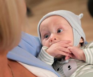 M jak miłość odc. 1876. Dorota (Iwona Rejzner), Antoś (Mark Myronenko)