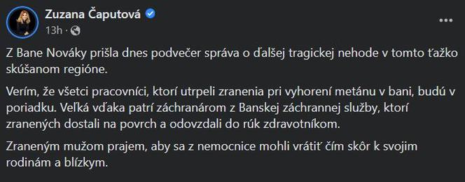 Pożar w kopalni Novaky