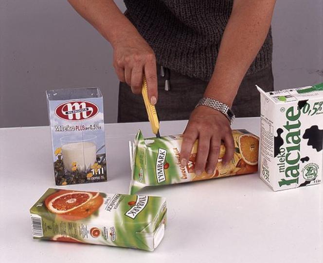 Karton z kwiatami