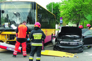 Kolejny wypadek autobusu Arrivy 