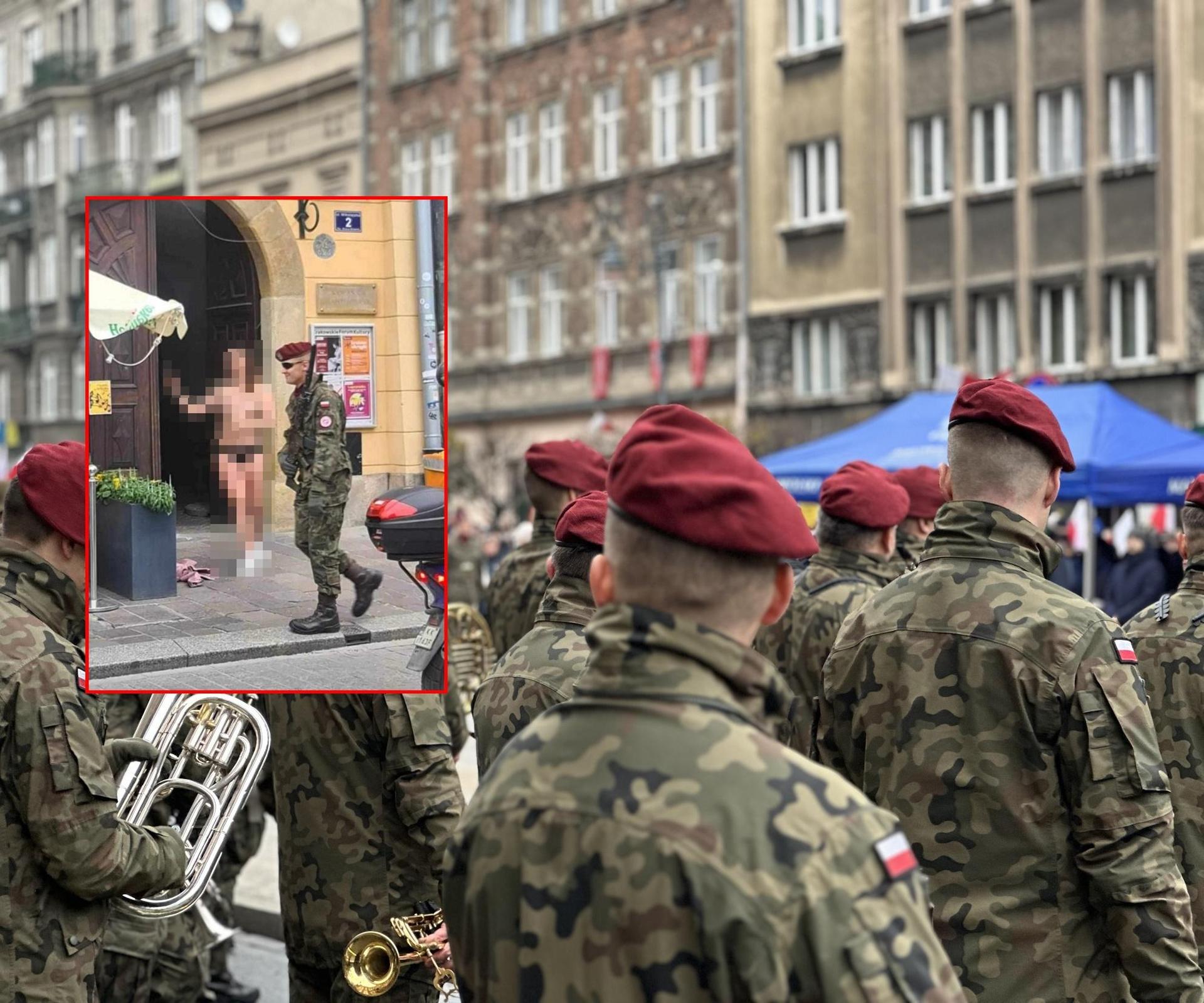 Kraków. Kobieta urządziła nagą sesję zdjęciową przed żołnierzami - Kraków,  ESKA.pl