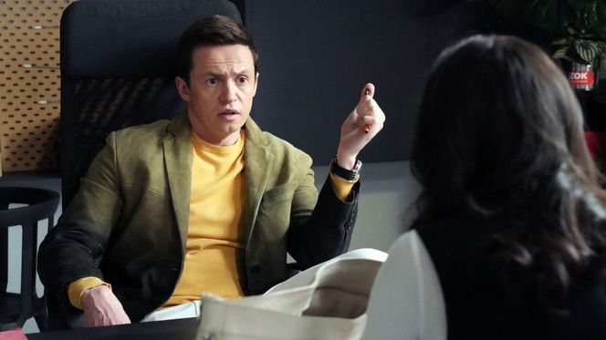 Barwy szczęścia odc. 3041. Błażej Modrzycki (Piotr Ligienza), Weronika (Maria Świłpa)