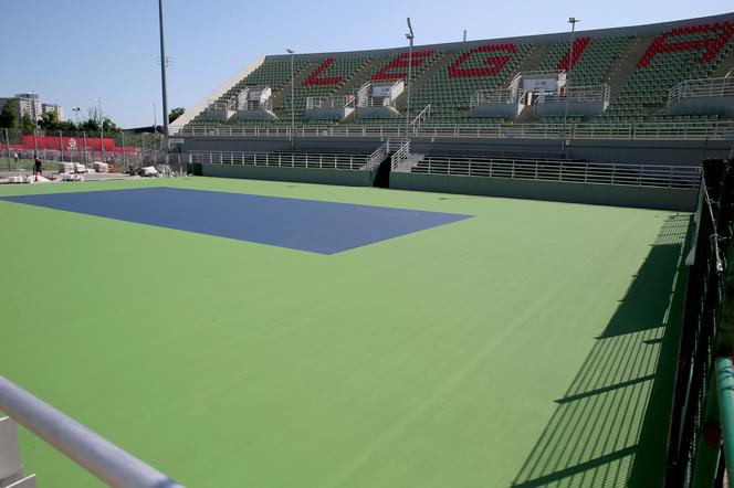 KORTY TENISOWE LEGII WARSZAWA N/Z WYMIANA NAWIERZCHNI NA TURNIEJ BNP PARIBAS POLAND OPEN 2023