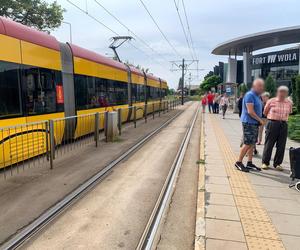 Zderzenie tramwaju i autobusu w Warszawie