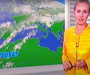 Elżbieta Sommer prezentuje prognozę pogody
