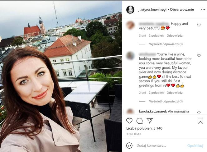 Justyna Kowalczyk komplementowana przez fana