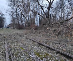 Opuszczona linia tramwajowa do Walcowni