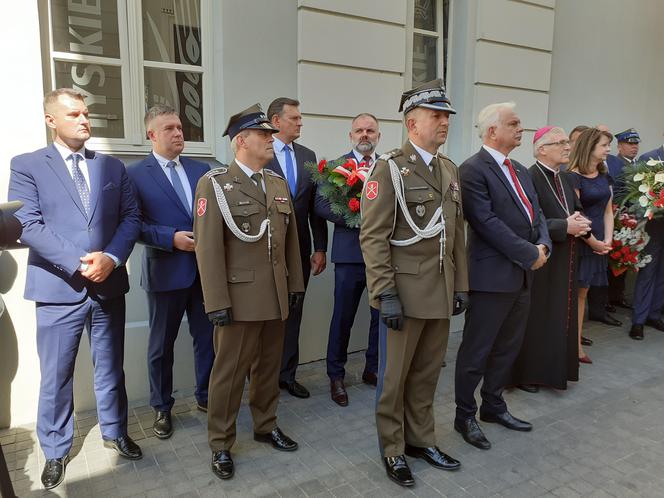 Odsłonięcie tablicy upamiętniającej 100-lecie Cudu nad Wisłą