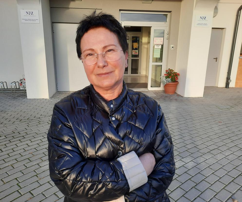 Krystyna Dąbek, pielęgniarka oddziałowa w pilskim hospicjum