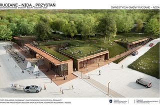 Wizualizacje nowego miejsca rekreacji nad jeziorem Guzianka Duża