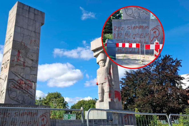 "Szubienice" w Olsztynie znów zniszczone. Sprawcy powinni wstydzić się za wandalizm i... ortografię!