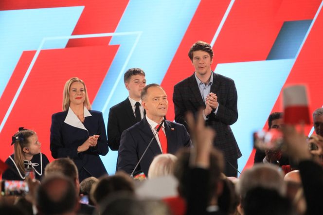 Tak córeczka Nawrockiego skradła show tacie! 