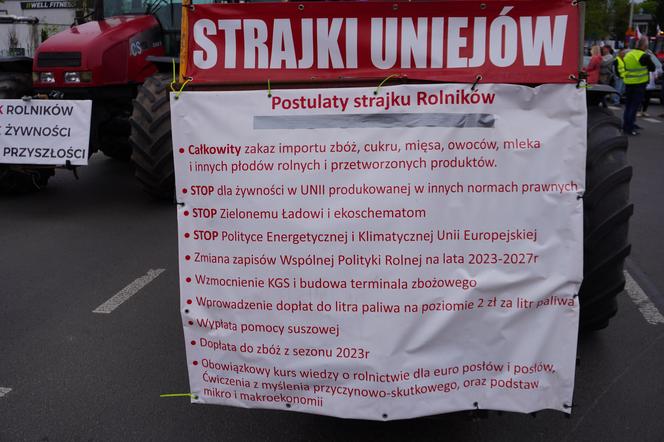 Protest rolników - 12.04.24