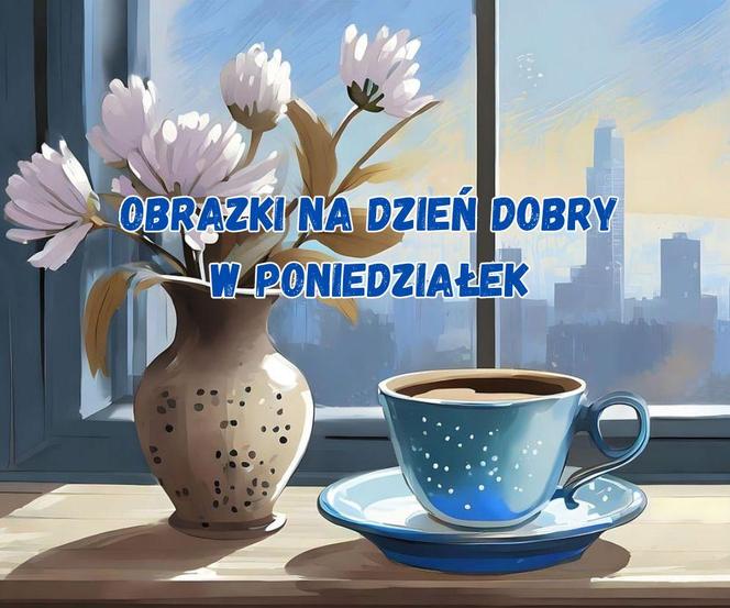 Obrazki na dzień dobry w poniedziałek