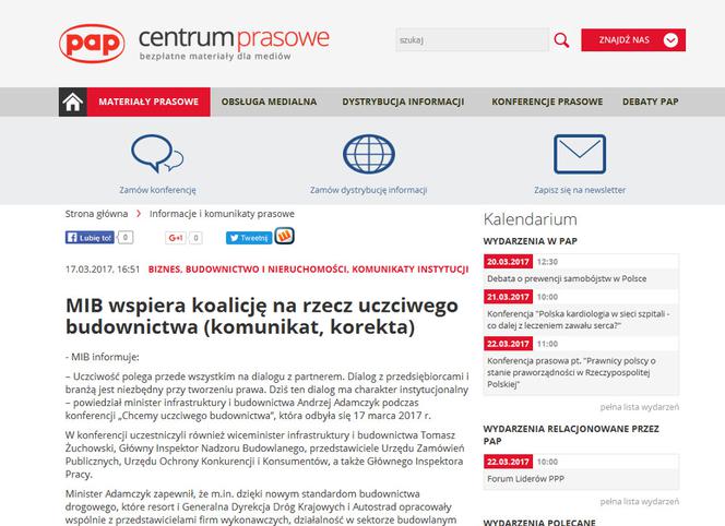 "Chcemy uczciwego budownictwa" - konferencja serwisu Muratorplus.pl