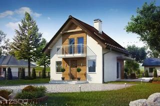 Projekt domu Z264 - wizualizacje i plany