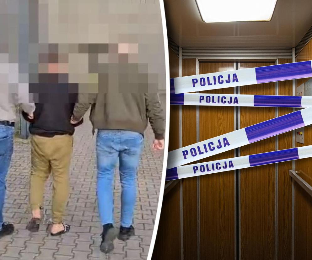 Wrocław. Zakrwawiony mężczyzna w windzie! Potencjalny zabójca zatrzymany [ZDJĘCIA]. 
