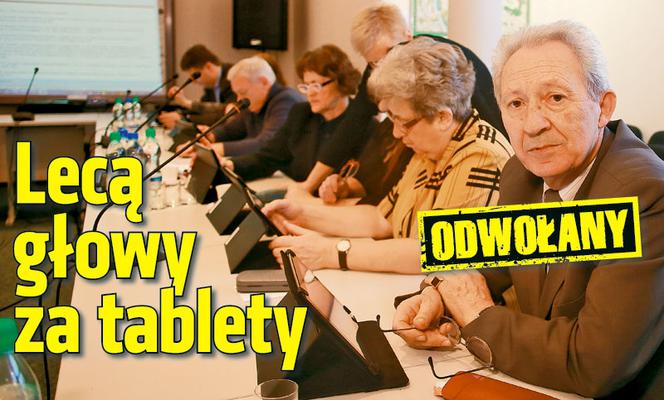 Lecą  głowy za tablety