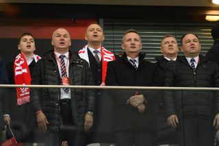 Skandal na meczu Polska - Holandia. Nazwisko Nawrockiego niosło się po trybunach, Tusk obrażany