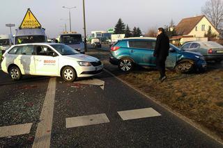 Wypadek na ulicy Fordońskiej. Zderzyły się cztery samochody