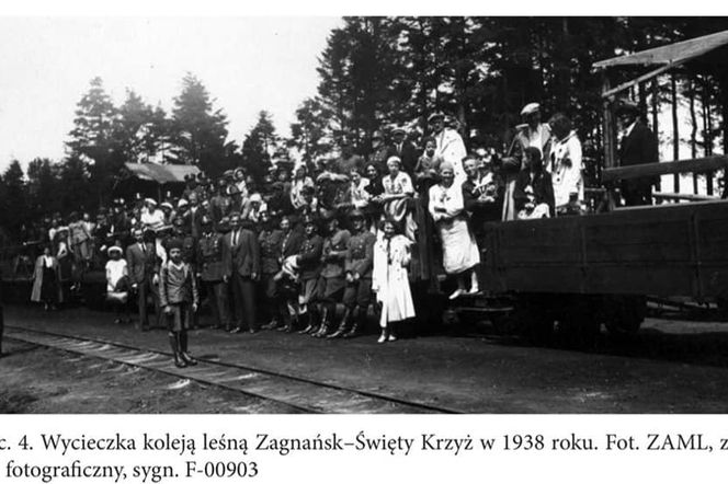 Zagnańsk i Święty Krzyż łączyła leśna kolejka. To była atrakcja!