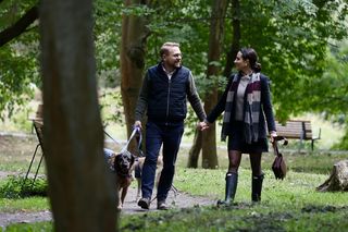 Jacek Ozdoba odpoczywa z żoną po ślubie