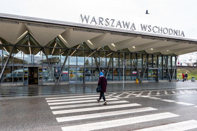 Dworzec PKP Warszawa Wschodnia przed przebudową w ramach remontu linii średnicowej