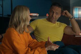 Barwy szczęścia, odcinek 3051. Dominika (Karolina Chapko), Sebastian (Marek Krupski)