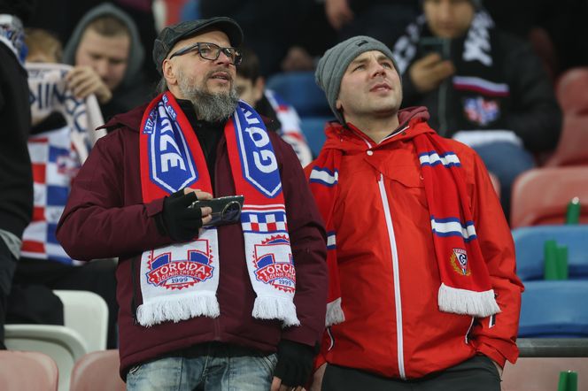 Kibice na meczu Górnik Zabrze - Lech Poznań