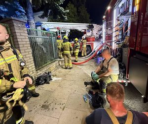 Na szczęście w pożarze hali w Kałuszynie nikt nie zginął
