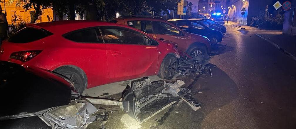 Pijany kierowca w Mysłowicach taranował samochody